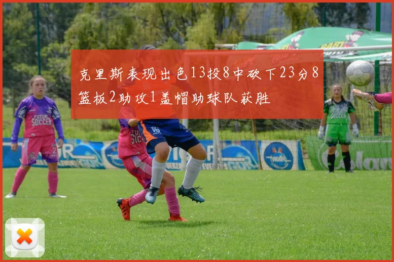 克里斯表现出色13投8中砍下23分8篮板2助攻1盖帽助球队获胜